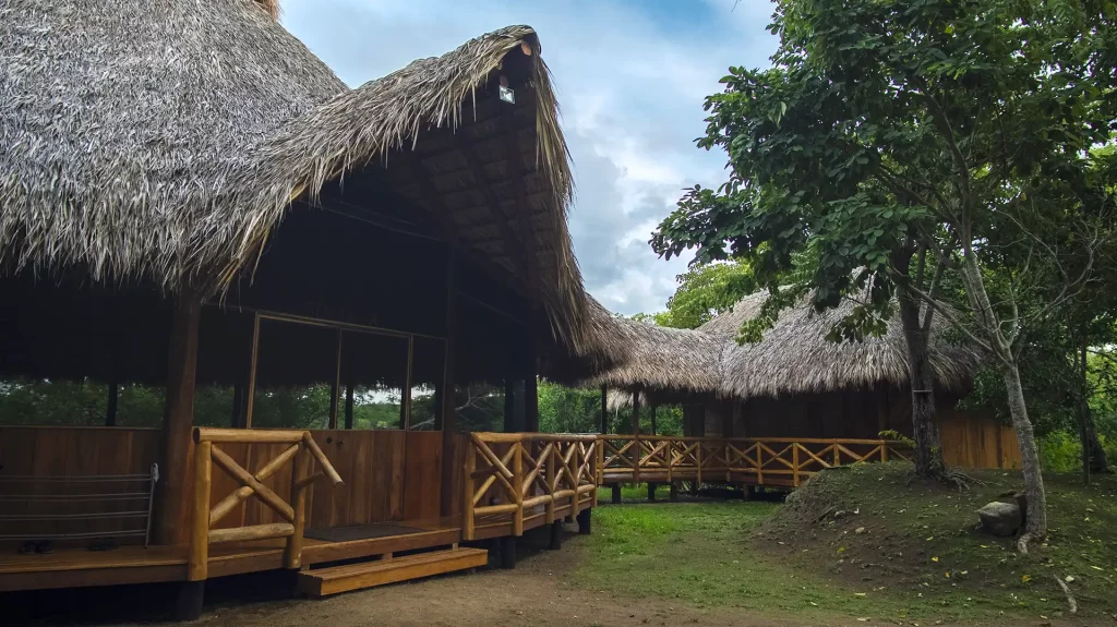 Maloca Front Door 02 ayahuasca retreat